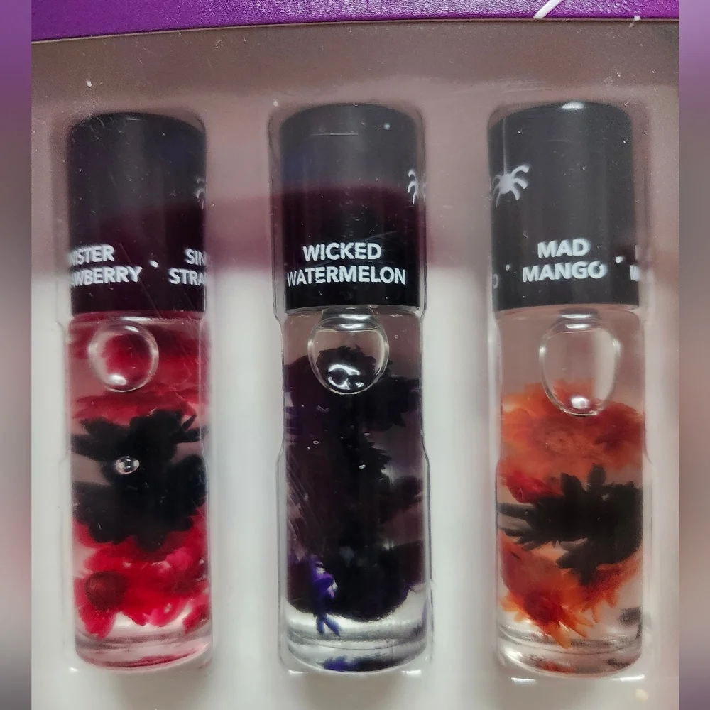 Roll-On Lip Gloss Trio — Sinister Strawberry, Wicked Watermelon & Mad Mango